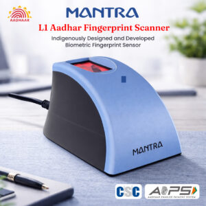 Mantra L1 Device Biometric MFS110 Fingerprint Machine USB Reader Scanner